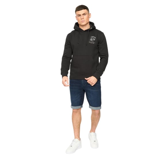 Crosshatch Heren Winchamp Hoodie (Zwart) - Image 4