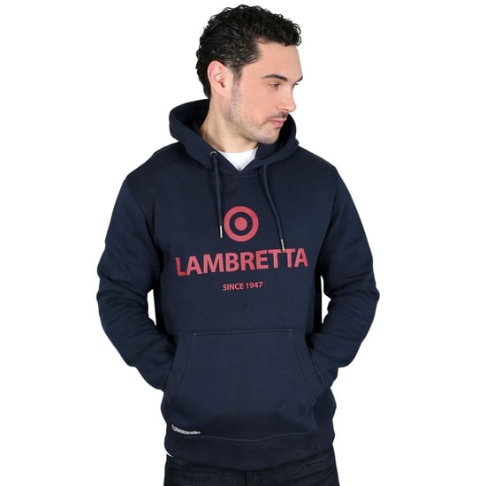 Lambretta Heren Target Logo Hoodie (Donkere marine) - Image 6