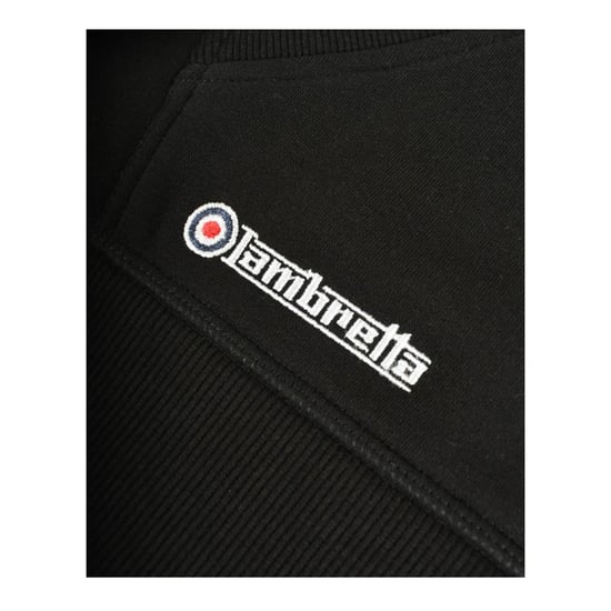 Lambretta Heren Target Logo Hoodie (Zwart) - Image 4