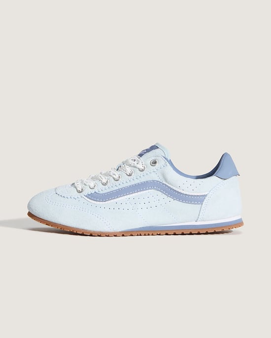 Vans Super Lowpro Suède Dames Blauwe Sneakers - Image 4