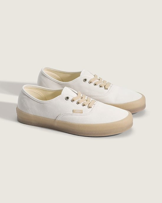 Vans Authentic Crepe Leren Witte Sneakers Voor Mannen - Image 1