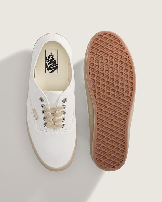 Vans Authentic Crepe Leren Witte Sneakers Voor Mannen - Image 2