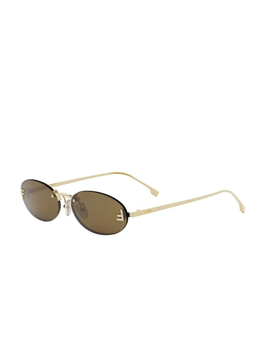 Fendi Zonnebril Goud/Bruin - Image 1