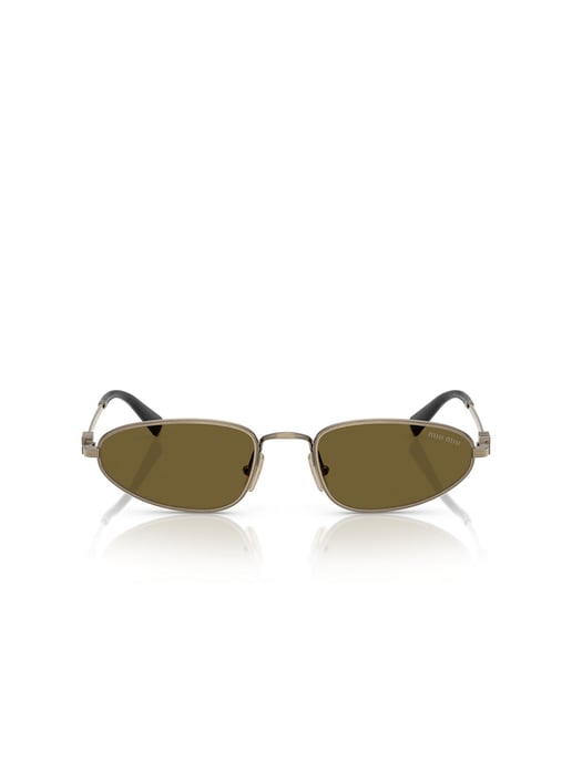 Miu Miu Zonnebril Bruin/Goud - Image 2