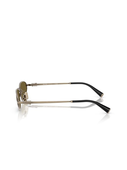 Miu Miu Zonnebril Bruin/Goud - Image 3