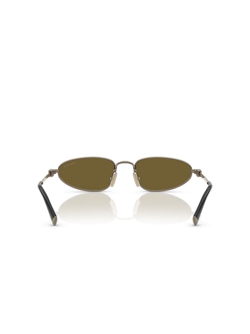 Miu Miu Zonnebril Bruin/Goud - Image 4