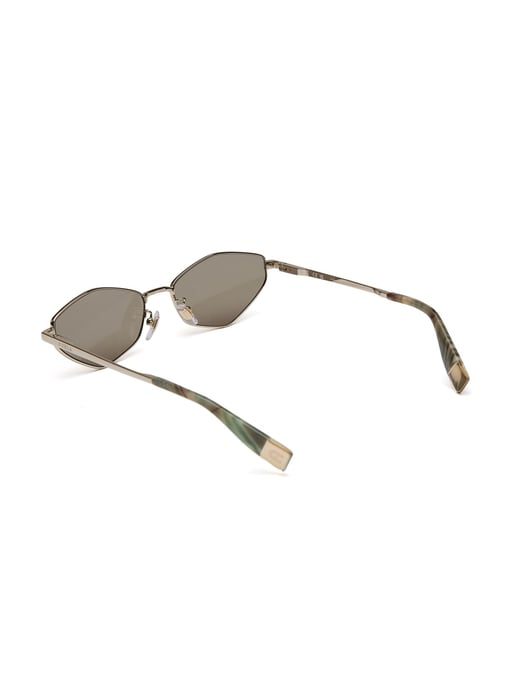Furla Zonnebril Licht Goud/Groen - Image 3