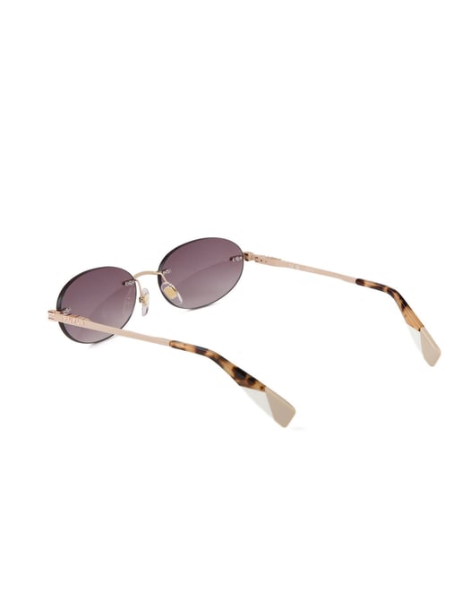 Furla Zonnebril Glanzend Vol Beige - Image 3
