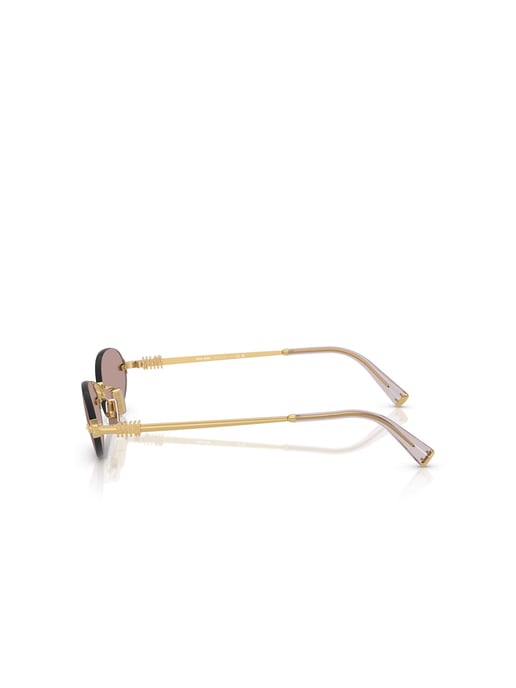 Miu Miu Zonnebril Bruin/Goud - Image 4