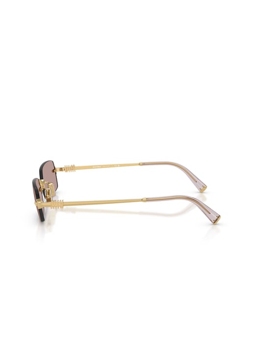 Miu Miu Zonnebril Paars/Goud - Image 3