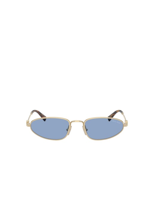 Miu Miu Zonnebril Blauw/Goud - Image 2