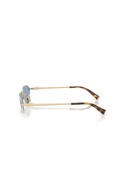 Miu Miu Zonnebril Blauw/Goud - Image 3