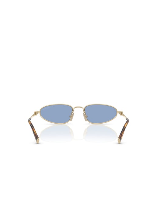 Miu Miu Zonnebril Blauw/Goud - Image 4
