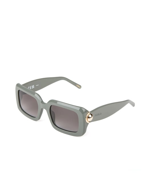 Furla Zonnebril Glanzend Khaki Groen - Image 1