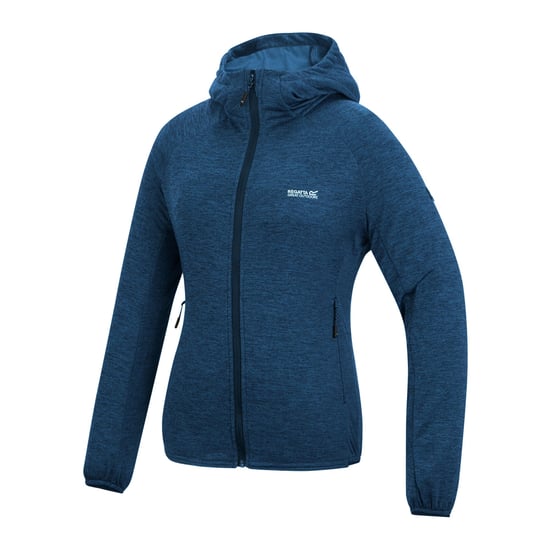 Regatta Dames/Dames Ferna Stretch Fleecejack met capuchon (Aviator Blauw) - Image 3