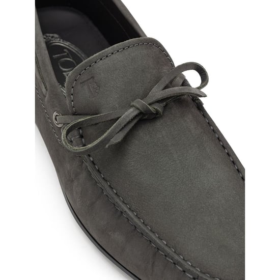 Tod's Grijze Nubucklederen Moccassin - Image 5