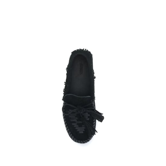Isabel Marant Zwarte Kalfsleren Bos Taurus Instaploafers - Image 3