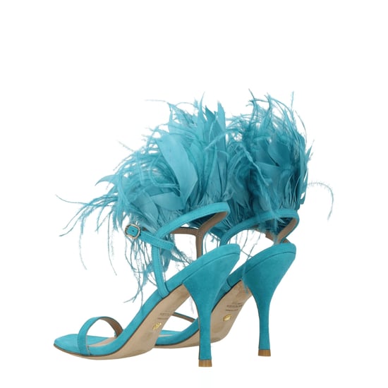 Stuart Weitzman Groene Leren Stiletto Hakken Sandalen - Image 4