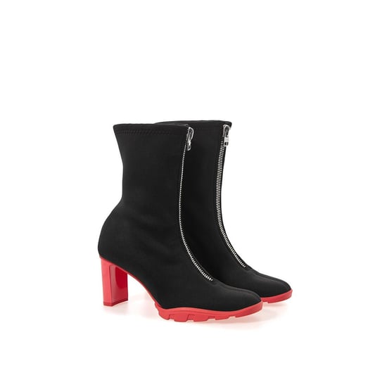 Alexander McQueen Zwarte Neopreen Enkelboots - Image 3