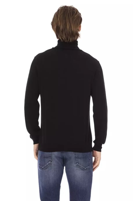 Baldinini Trend Zwarte Fabric Men's Trui Col - Image 3