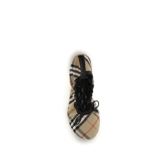 Burberry Multikleur Polyester Ballerina's - Image 4