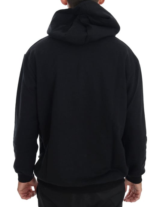 Daniele Alessandrini Zwarte Gym Casual Hoodie Katoenen Trui - Image 2