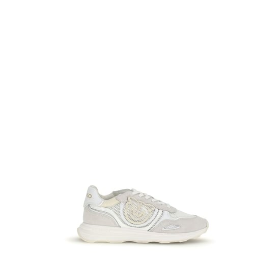 PINKO Witte Kalfskleren Bos Taurus Sport Sneakers - Image 1
