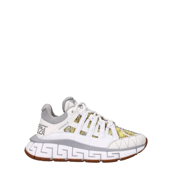 Versace Witte Leren Sport Sneakers - Image 1