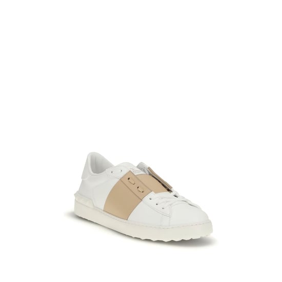 Valentino Garavani Witte Kalfslederen Bos Taurus Lage Sneakers - Image 2