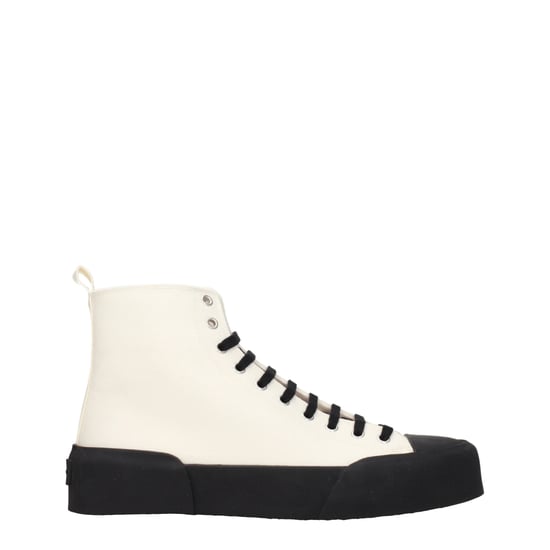 Jil Sander Beige Stoffen Hoge Sneakers - Image 1