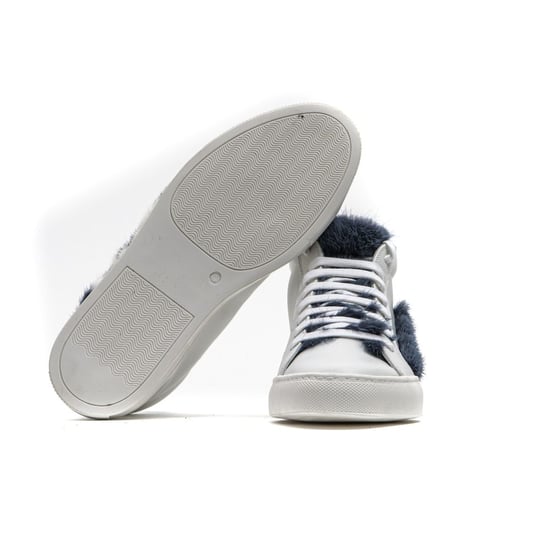 Mr&Mrs Italy Witte Leren Dames Sneakers - Image 6