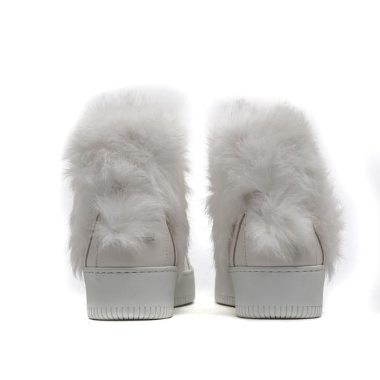 Mr&Mrs Italy Witte Katoenen Dames Sneaker - Image 4