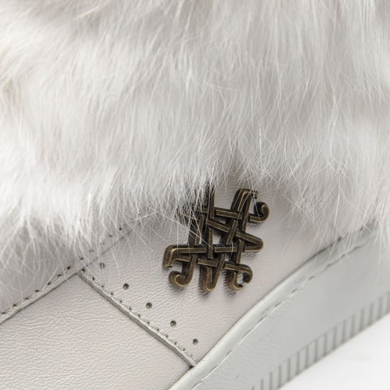 Mr&Mrs Italy Witte Katoenen Dames Sneaker - Image 5