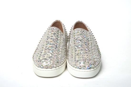 Christian Louboutin Witte Ab/Clear Ab Roller Boot Dames Instapper Sneaker - Image 2