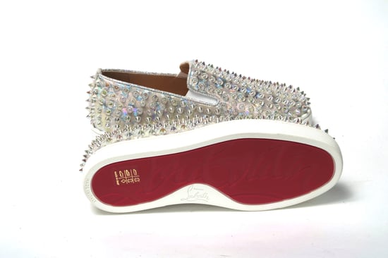 Christian Louboutin Witte Ab/Clear Ab Roller Boot Dames Instapper Sneaker - Image 4