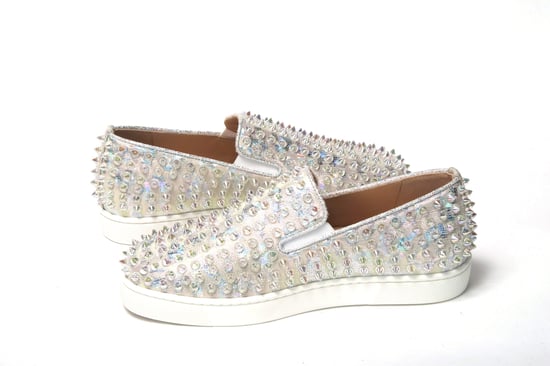 Christian Louboutin Witte Ab/Clear Ab Roller Boot Dames Instapper Sneaker - Image 5