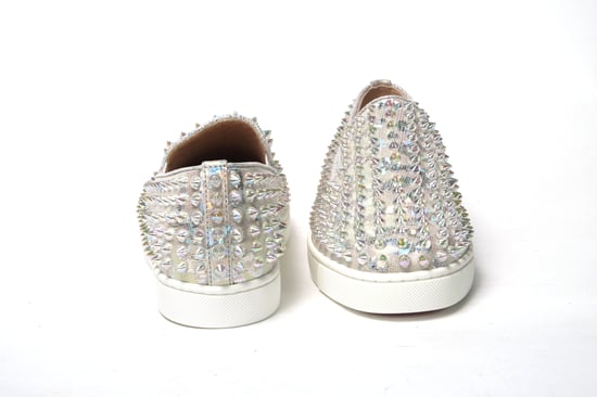 Christian Louboutin Witte Ab/Clear Ab Roller Boot Dames Instapper Sneaker - Image 6