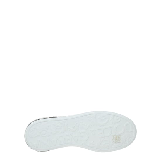 Portofino Sneakers - Dolce & Gabbana - Leer - Wit/Zilver - Image 5
