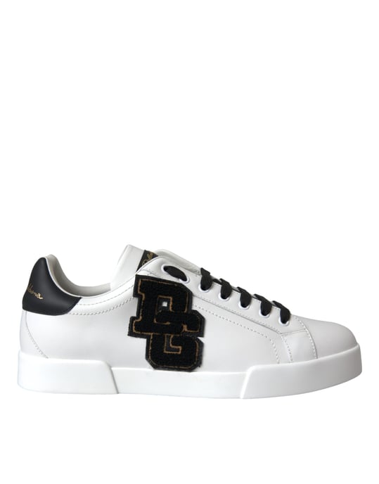 Dolce & Gabbana Witte Leren DG Logo Casual Lage Sneakers Schoenen - Image 6