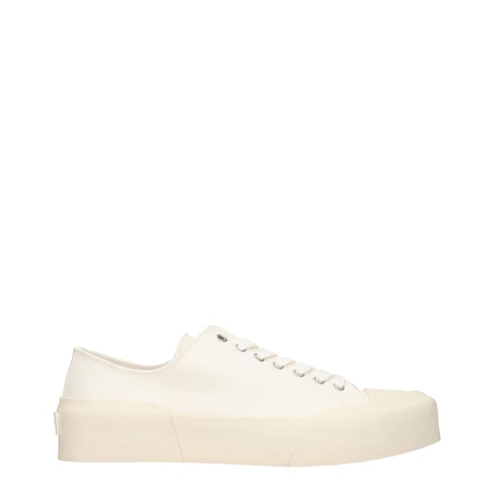 Jil Sander Beigekleurige Stof Lage Sneakers - Image 1