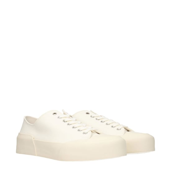 Jil Sander Beigekleurige Stof Lage Sneakers - Image 2