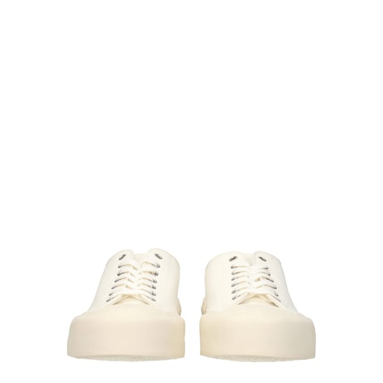 Jil Sander Beigekleurige Stof Lage Sneakers - Image 3
