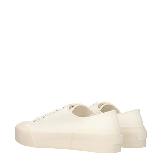 Jil Sander Beigekleurige Stof Lage Sneakers - Image 4