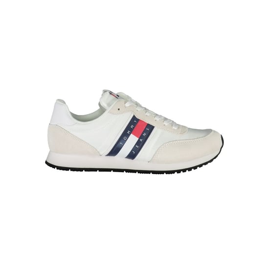 Tommy Hilfiger Witte Beige Polyester Heren Sneakers - Image 1