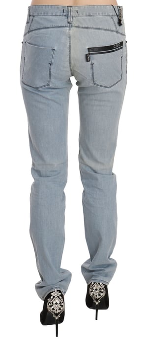 Costume National Lichtblauwe Hoge Taille Skinny Denim Jeans - Image 5