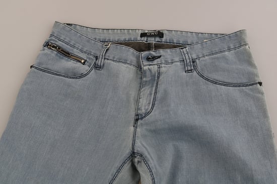 Costume National Lichtblauwe Hoge Taille Skinny Denim Jeans - Image 6
