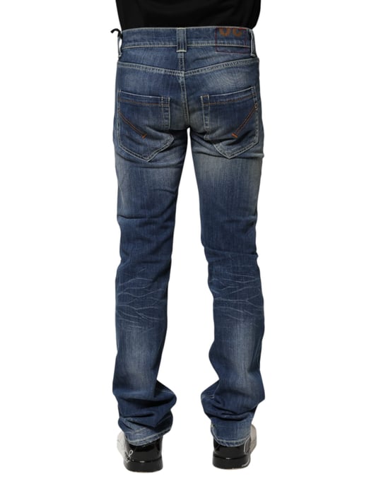 Dondup Blauw Gewassen Skinny Fit Casual Heren Denim Jeans - Image 4
