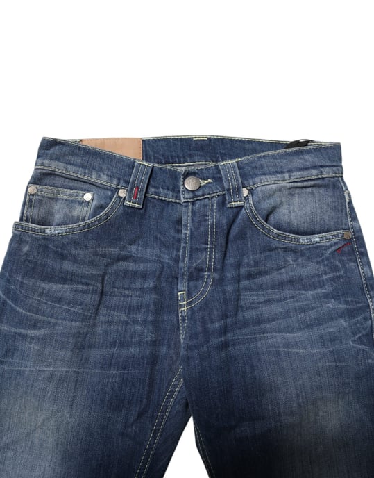 Dondup Blauw Gewassen Skinny Fit Casual Heren Denim Jeans - Image 5