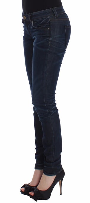 Ermanno Scervino Blauwe Slim Jeans Denim Broek Skinny Pijpen Stretch - Image 2