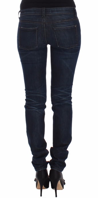 Ermanno Scervino Blauwe Slim Jeans Denim Broek Skinny Pijpen Stretch - Image 3